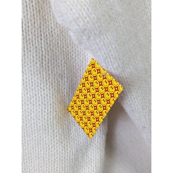 Coco and Shay size L Red and Cream Lobster Design Crew Neck Sweater Beachy Sea - Picture 6 of 14